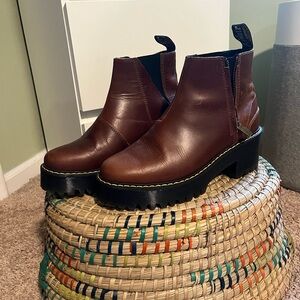 Dr Martens Rometty brown platform Chelsea boot size 9 Doc marten